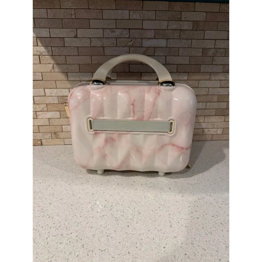 Marcy McKenna 2 in 1 Beauty Case Ivory‎ Pink